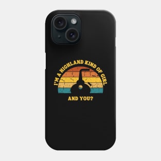 Highland Kind Of Guy Whisky Shirt Phone Case