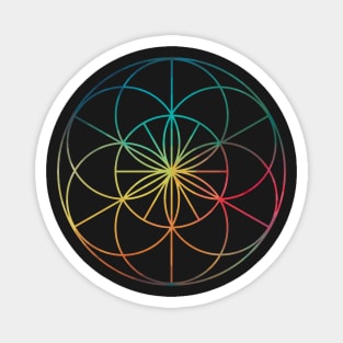 Sacred geometry 05 Rainbow Magnet