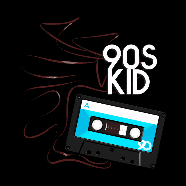 90's Kid's Retro Cassette Tape by Foxxy Merch