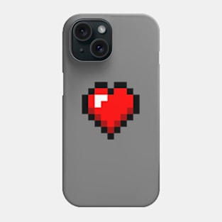 8-bit heart Phone Case