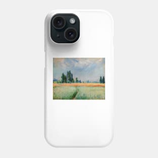 The Wheat Field, 1881 - Claude Monet Phone Case