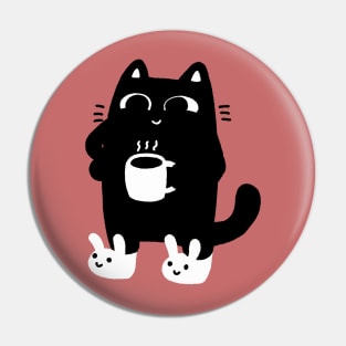 Morning cat / morning person Pin