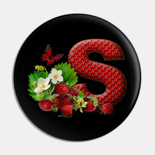 Strawberry T-shirt Pin