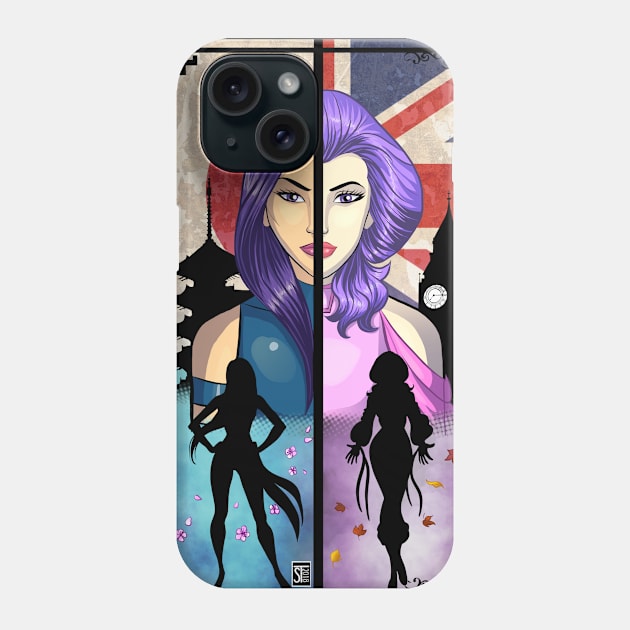 Psylocke- a complicated history Phone Case by sergetowers80