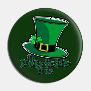 St Patricks Hat Pin