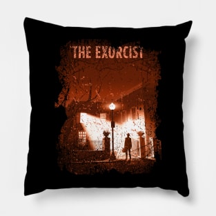 Retro Art Horror Movie Pillow