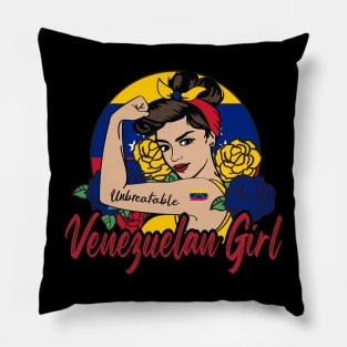 Venezuelan Girl Pillow