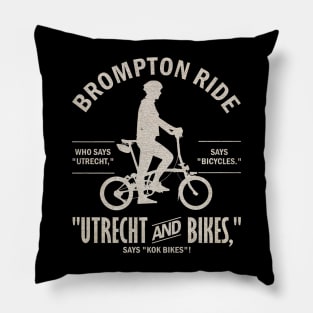 Brompton Ride Vintage Pillow