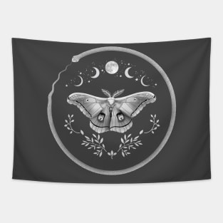 Mystical Moth Tapestry