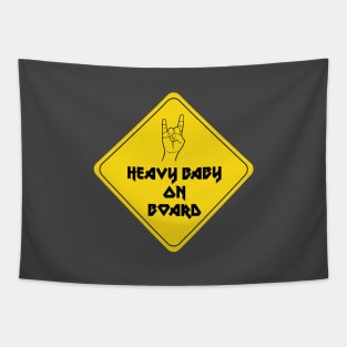 Heavy Baby on Board Tapestry