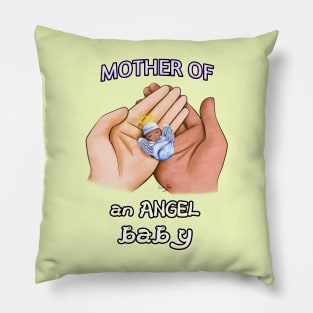 Mother of an Angel Baby (Interracial 3) T-Shirt Pillow