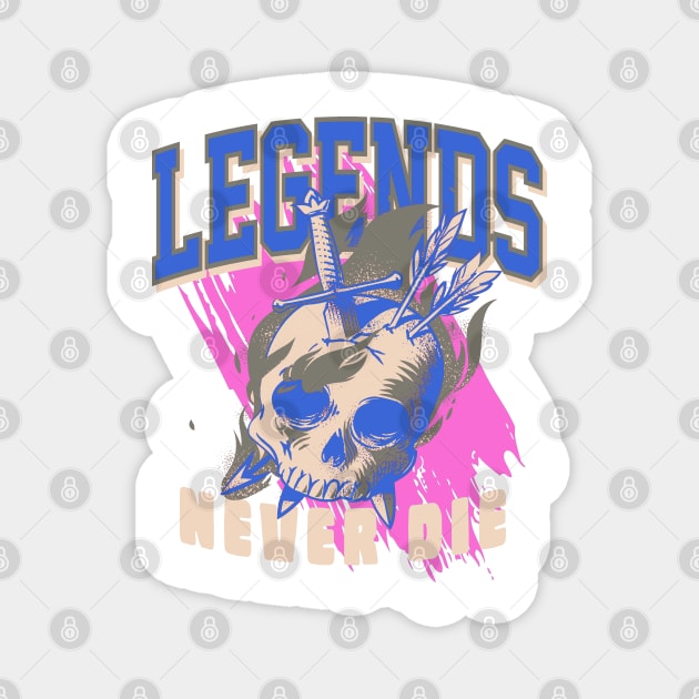 Legends Saphire Magnet by funandgames