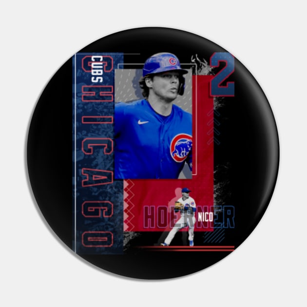 Nico Hoerner Baseball Paper Poster Cubs - Nico Hoerner - Magnet