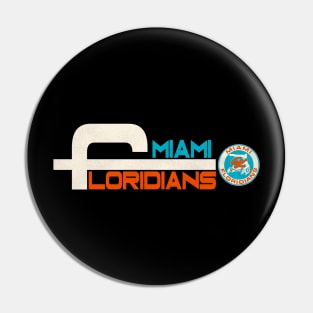 Defunct Miami Floridians Basketball Team Pin