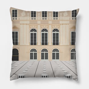 Buren's Columns, Palais Royal, Paris, France Pillow