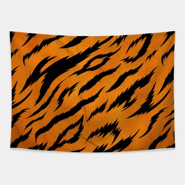 Tiger Fur Tapestry by speckled