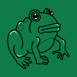 Bug-Eyed Frog (B&W) T-Shirt