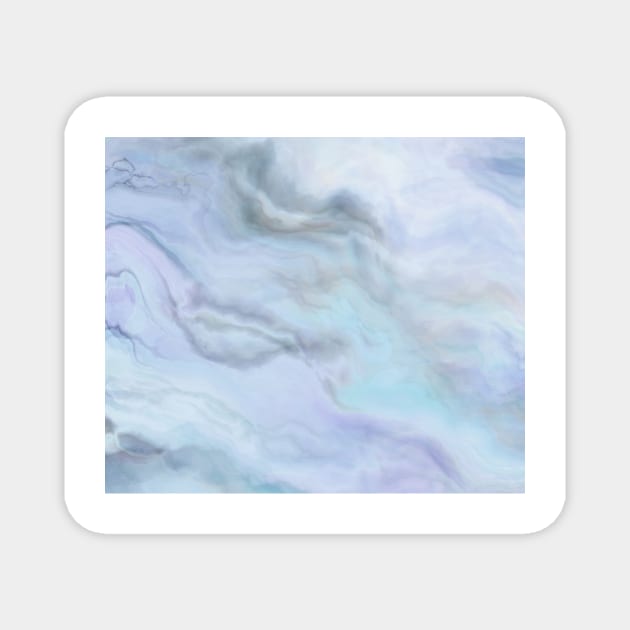 Violet skies opal Magnet by RoseAesthetic