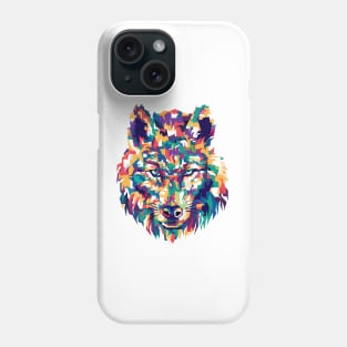 Colorful Wolf Fantasy Artsy Style Phone Case