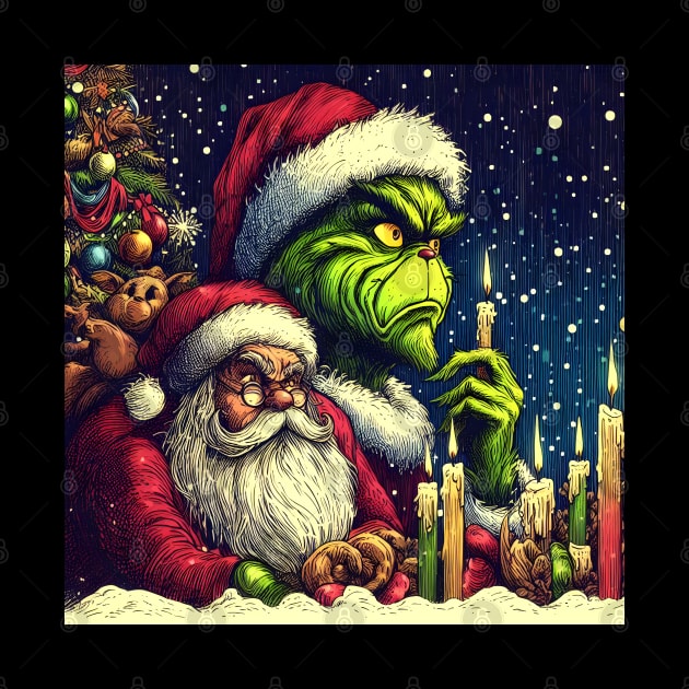 Whimsical Holidays: Grinch-Inspired Artwork and Festive Delights by insaneLEDP