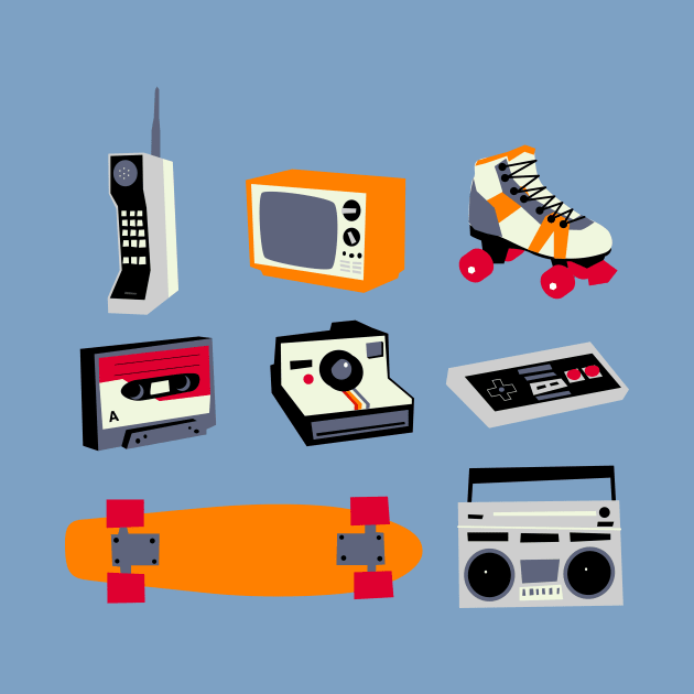 80s Items by TheVectorMonkeys