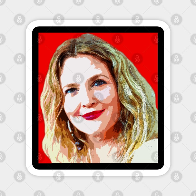 drew barrymore Magnet by oryan80