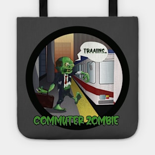 Commuter Zombie (black) Tote