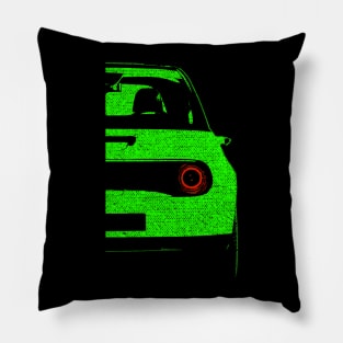 E car green car electricity Pillow