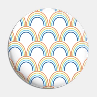 rainbow pattern Pin