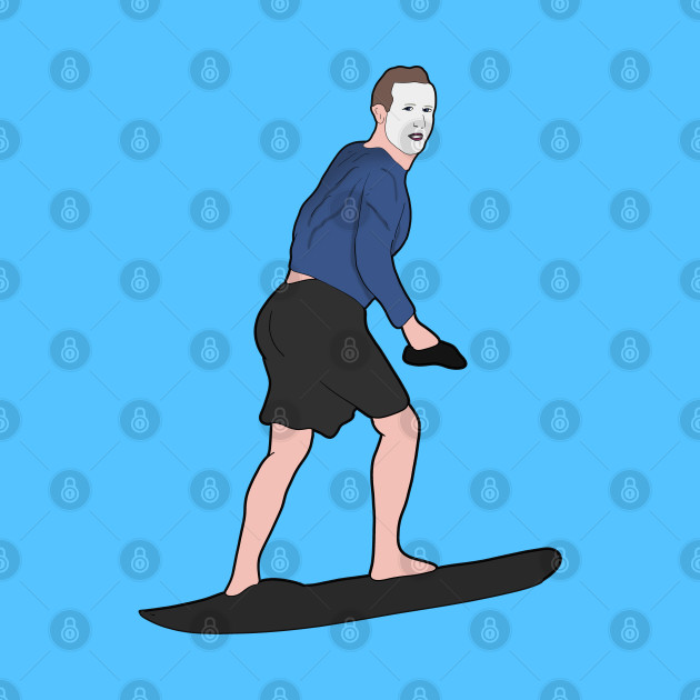 Mark Zuckerberg Surfing Sunscreen Meme - Mark Zuckerberg - Phone Case | TeePublic AU