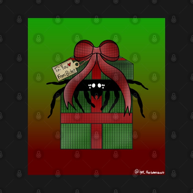 Christmas Present Spider (From: Bitey tag/Background) by IgorAndMore