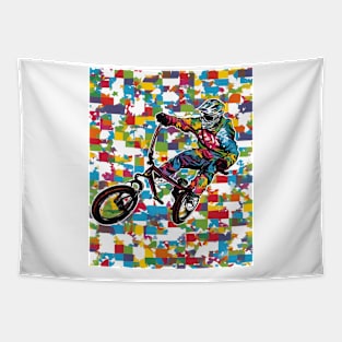 Enduro Bicycle Tapestry