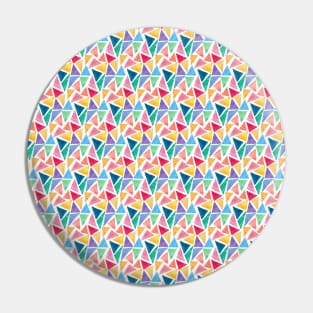 Colorful triangle design pattern Pin