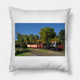 Autumn Train Pillow