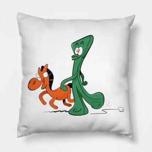 Gumby and Pokey Pillow