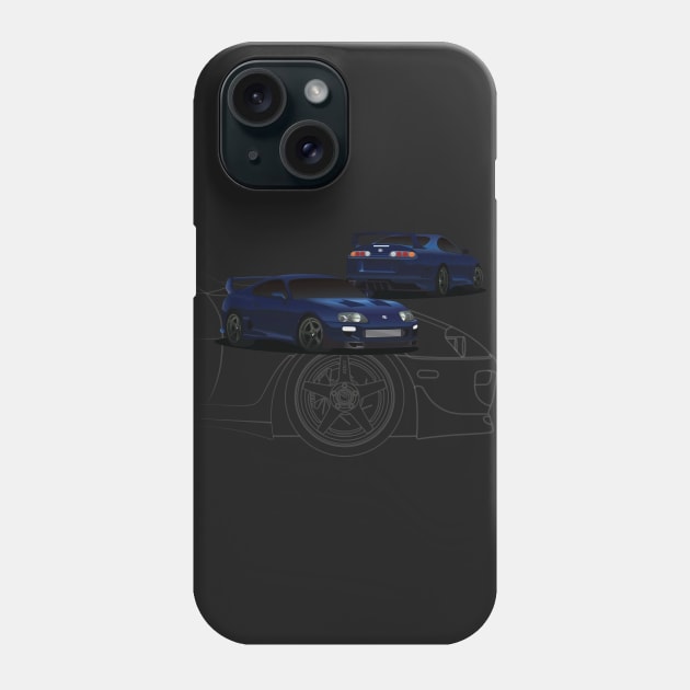 Supra Phone Case by AutomotiveArt