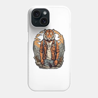 Tiger hiking Phone Case