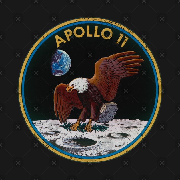 Apollo 11 Vintage Insignia by Distant War