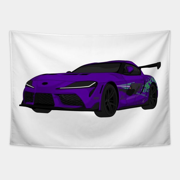 SUPRA PURPLE Tapestry by VENZ0LIC