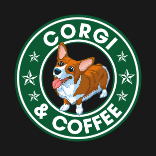 Corgi And Coffee T-Shirt