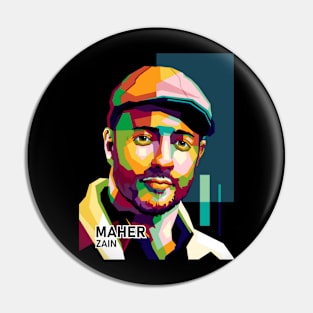 The Trend Singer In Wpap Pop Art Pin