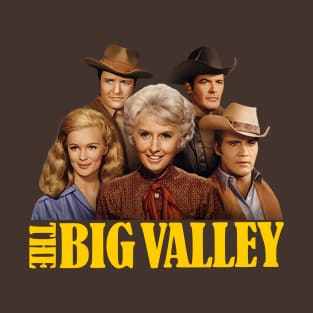 The Big Valley - Color Group Shot - 60s Tv Western T-Shirt