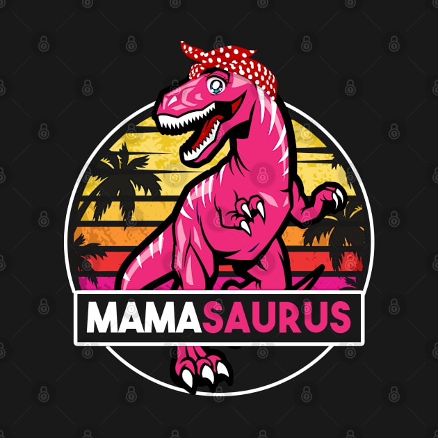 Mamasaurus T-Rex Dinosaur Funny Mama Saurus Family Matching by Rebrand