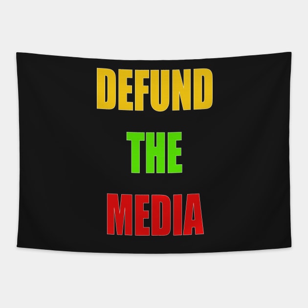 DEFUND THE MEDIA Tapestry by PlanetMonkey