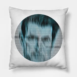 This Is Not America - circle (Claes Bang) Pillow