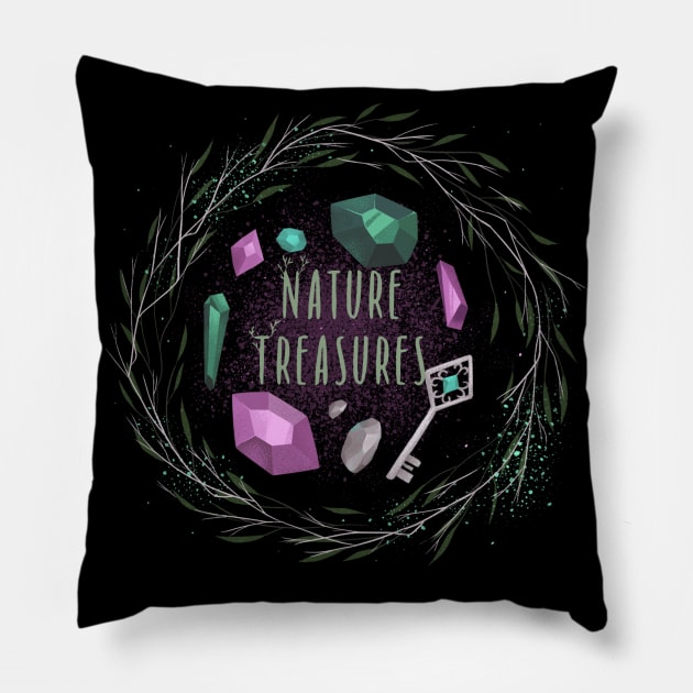 Nature Treasures Pillow by ElenaDanilo