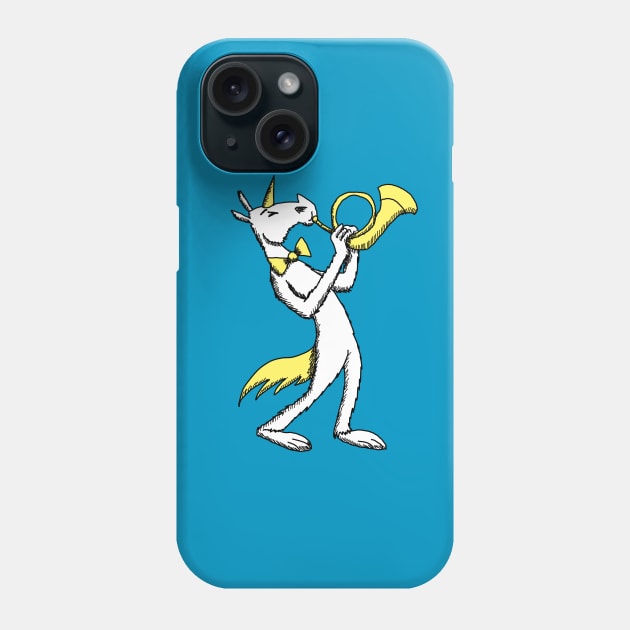 The Unicorn Who Blew The Horn Phone Case by Thatssounicorny
