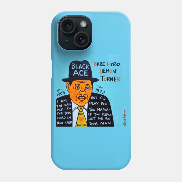 Black Ace Phone Case by krusefolkart