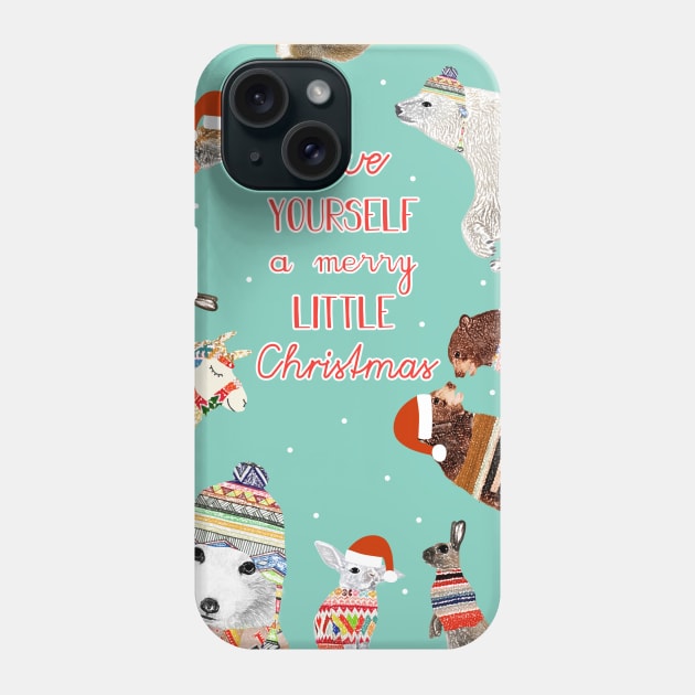 Have yourself a merry little  xmas Phone Case by GreenNest