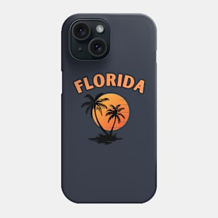 Florida beach, usa , vintage florida Phone Case